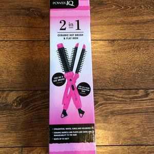 Ceramic hot brush and flat iron